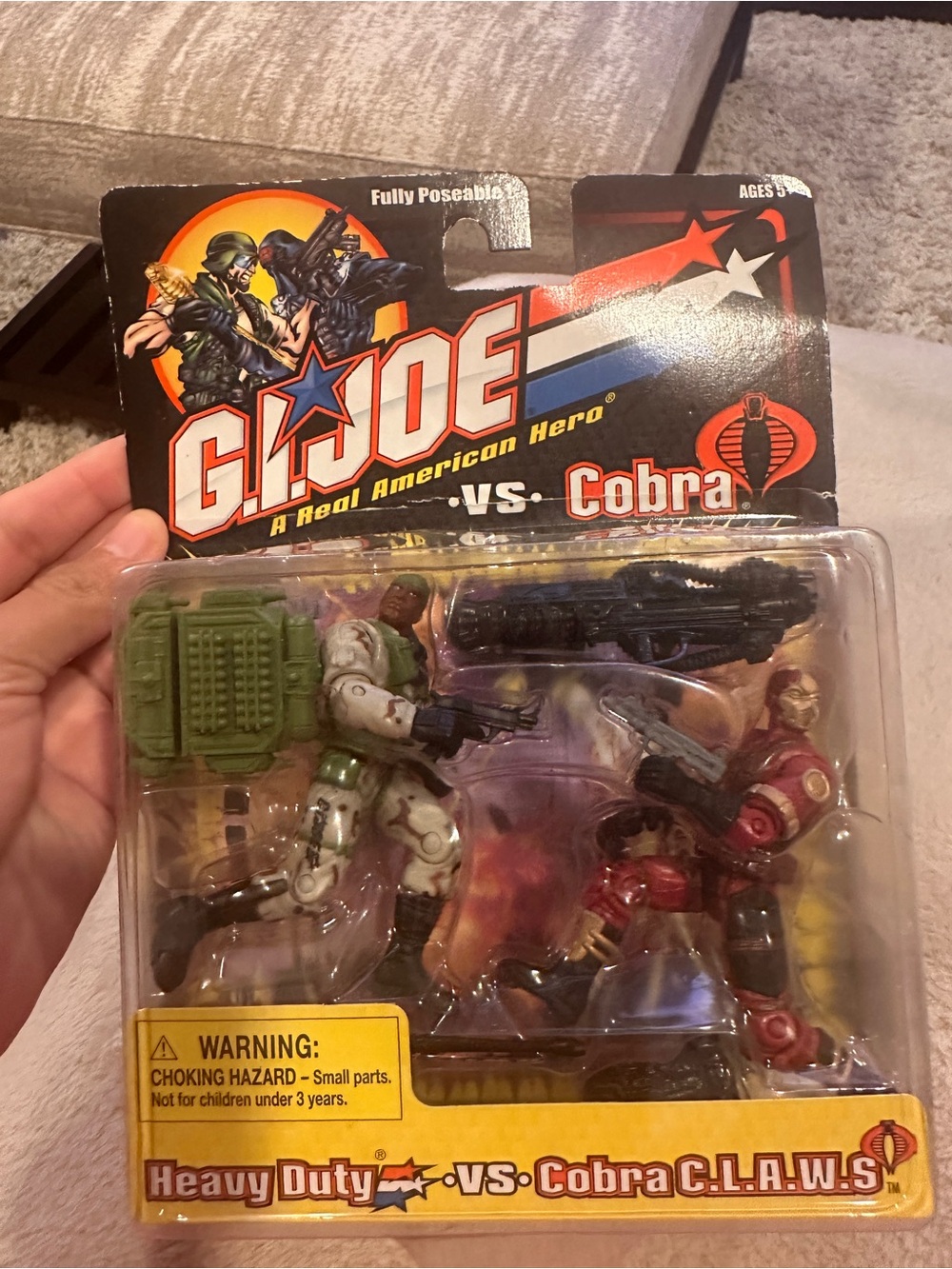 vs. Cobra Heavy Duty Action Figure Set – Green & Red